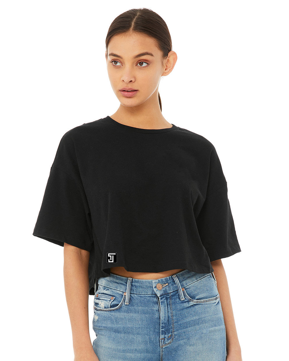 Ladies’ Jersey Cropped Tee