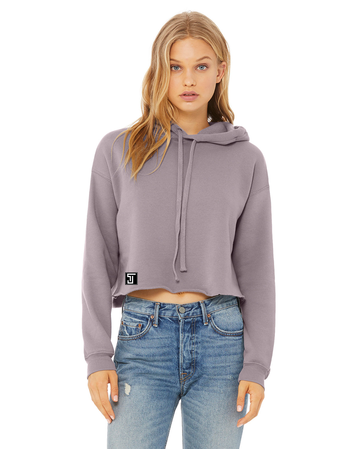 Ladies’ Cropped Fleece Hoodie